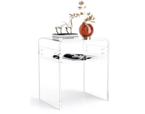 acrylic side table
