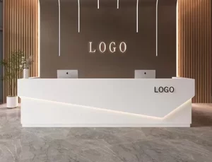 Executive style front desk