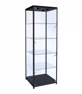 Glass display showcase cabinet