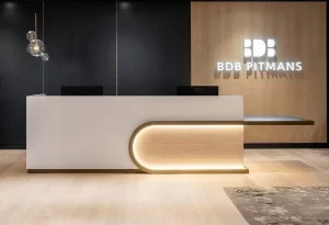 reception desk counter