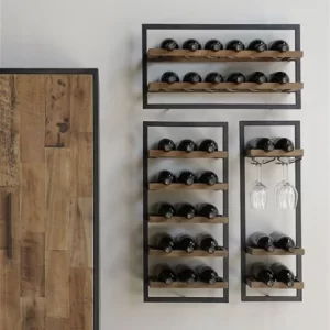 Wall wine rack
