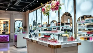 display stand cosmetics