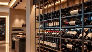modern wine displays