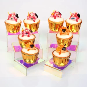 Rainbow Perspex Risers