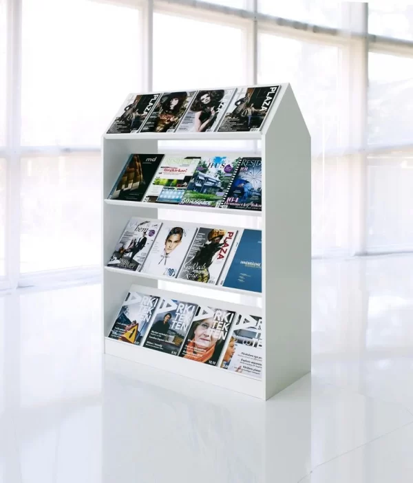 acrylic magazine holder