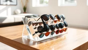 acrylic sunglass holder