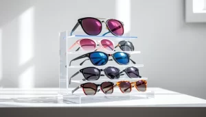 countertop sunglasses holder