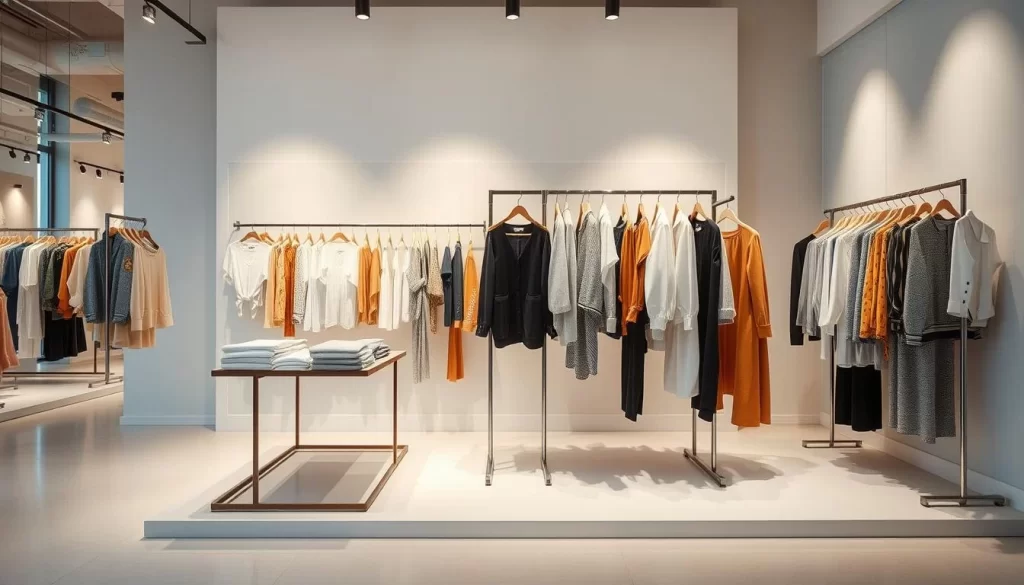 retail clothing racks
