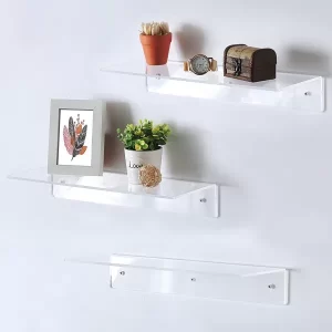 clear acrylic shelf for wall