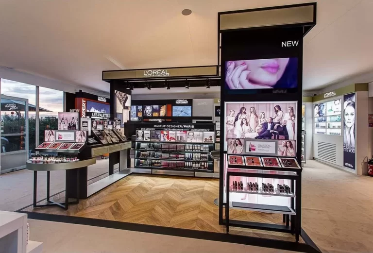 Cosmetic store display stand