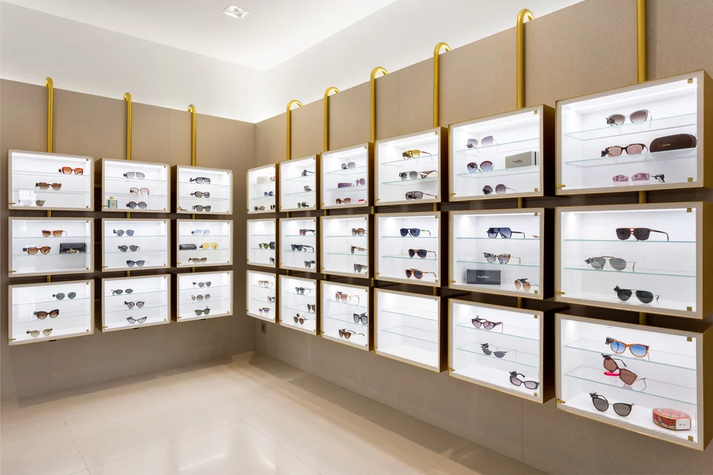 Modular Glasses Display Cabinet