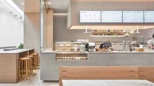 coffee store display furniture design