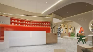 Milk Tea Counter Custom Design